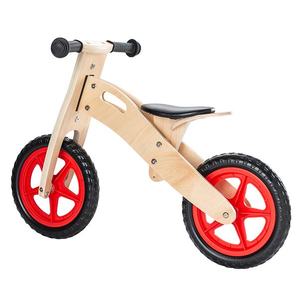 Wooden balance bike