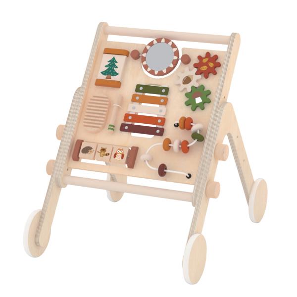 Multi-function folded baby walker