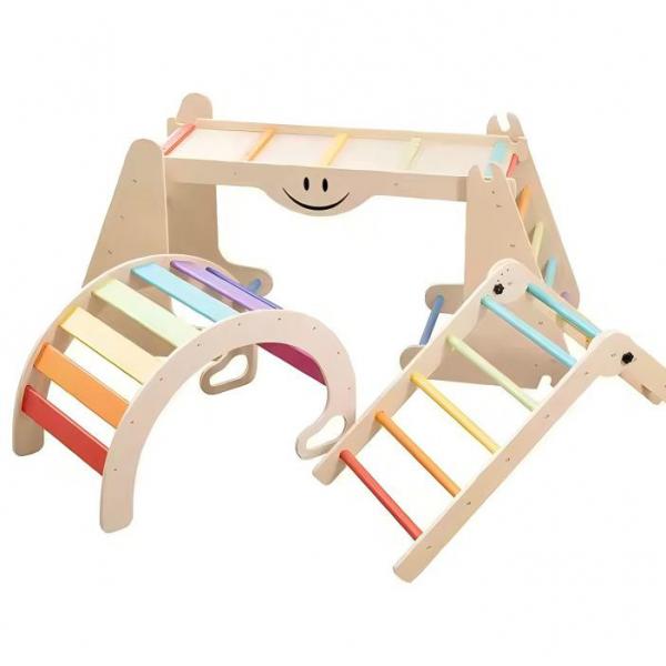 Wooden Climbing Set ( 4 in 1)