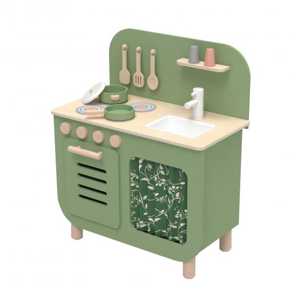 Small wooden kitchen