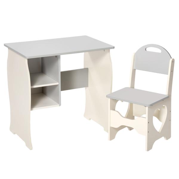 Wooden Grey Table and chair