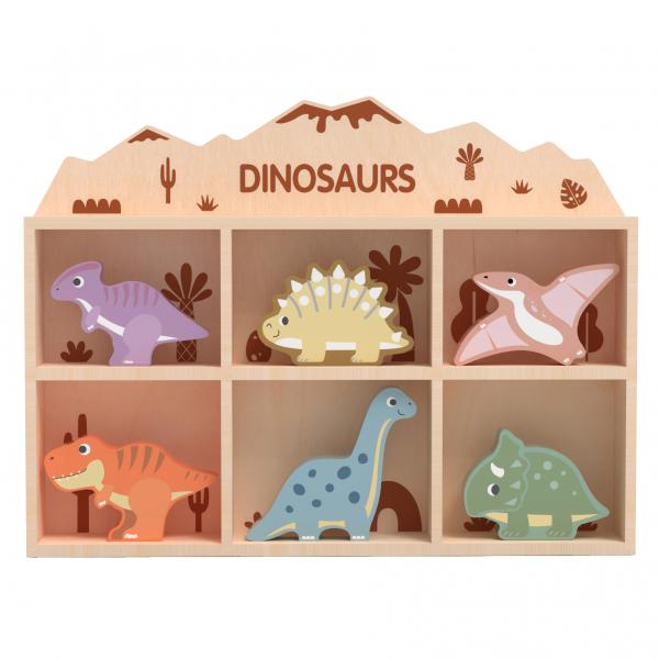 Wooden Dinosaur box set