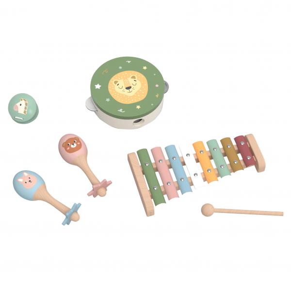 Wooden Musical Instrument Set 